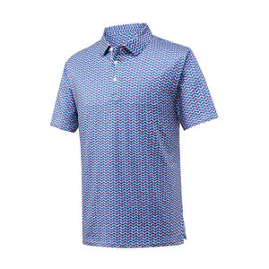 Camiseta de Golf de Secado Rápido, Duradera, con Logotipo Personalizado, de Gran Tamaño, de Poliéster, con Cuello que Absorbe la Humedad para Hombre - Product Image 1