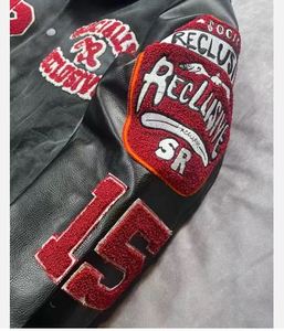 Veste de baseball universitaire pour hommes de haute qualité avec logo personnalisé et broderie design NOUVELLE vente en gros d'usine Blousons bombardiers OEM à fermeture éclair - Product Image 3