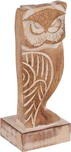 Soporte para gafas de búho de madera de la India, soporte para gafas de sol, mesita de noche, retenedor de gafas, regalos para mujeres, hombres, mamá, papá, elevadores de coche - Product Image 3