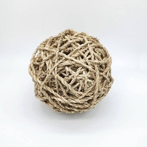 ลูกบอลหญ้าทะเลธรรมชาติสำหรับสัตว์เลี้ยง ขายส่ง ของเล่นหนูแฮมสเตอร์ กระต่าย ทำมือ ลูกบอลหญ้าทะเลสำหรับสัตว์เลี้ยง - Product Image 2
