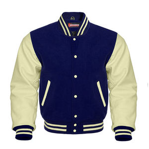 Chaqueta de Hombre y Mujer, Estilo Urbano, Hip Hop, Retro, Chaqueta de Béisbol, Bordada, Unisex, Mangas de Cuero, Botones, Chaqueta Universitaria - Product Image 6