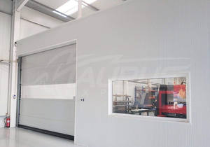 STX-RL180 - High Speed Fast Action Industrial Door Sound Insulation Warranty Personalized PVC Fabric Rigid Steel Bars - Product Image 6