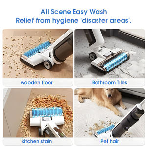 Aspirateur vertical de lavage pour enlever l'eau Machine de nettoyage de sol sans fil vertical multi-fonction aspirateur humide et sec - Product Image 6