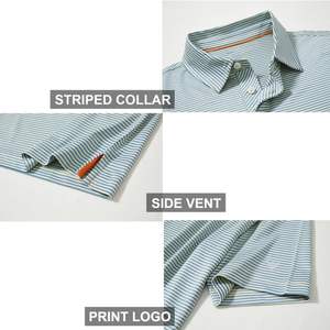 Polos informales de alta calidad OEM a precio de fábrica para hombre, Polo bordado transpirable de secado rápido a granel para Polo personalizado - Product Image 4