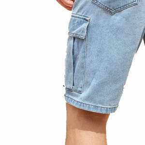 Customized Men's 100% Cotton Casual Denim <b>Shorts</b> <b>High</b> Quality with Custom Design and Logo Options - Product Image 6