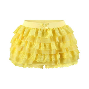 กางเกงขาสั้นสำหรับผู้หญิงกางเกงขาสั้นมีระบายสีจากปากีสถาน - Product Image 1