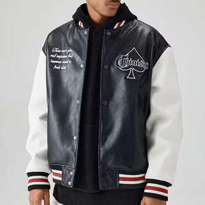 Chaqueta de Cuero Genuino para Hombre, Estilo Urbano, Extrema Durabilidad, Ultra Cálida, Gruesa, Suave, Resistente, con Cuello Alto, Abrigo de Moda - Product Image 1