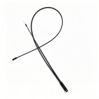 Câble de déverrouillage du capot, câble de commande du capot 51237184432 compatible avec les modèles d'origine Série 5 E60 E61 525i 528i 530i 535i