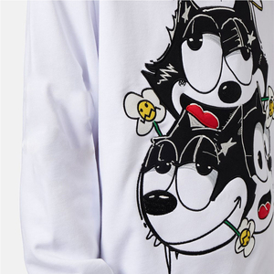 เสื้อสเวตเตอร์ลำลองทรงสลิมฟิตของผู้ชายเสื้อสวมหัวแบบเรียบง่ายผ้าฝ้ายผสมมีฮู้ดสำหรับผู้ชาย - Product Image 3