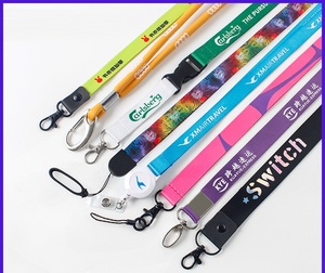 Cordón de Poliéster Profesional Personalizado con Logotipo a Bajo Precio, Impresión en Serigrafía/UV a Todo Color, Diferentes Ganchos, Correa para el Cuello - Product Image 4