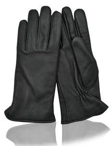 Vente en gros de gants de conduite en cuir unisexe noirs personnalisés Gants d'hiver coupe-vent chauds pour l'extérieur Fabrication quotidienne - Product Image 1