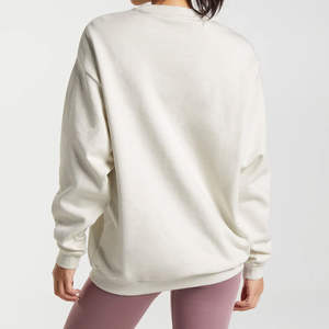 Sweat à capuche en coton et polyester imprimé personnalisé pour femmes de qualité supérieure, manches longues, col rond, respirant - Product Image 4