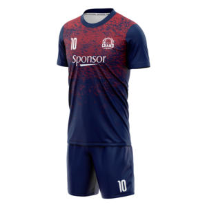 Custom Men's Soccer Jersey High Quality Professional Design Quick Dry Breathable <b>Football</b> Uniform 100% Polyester Short Sleeve - Product Image 4