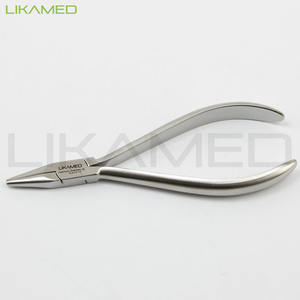 LIKAMED Goslee Ortho Plier 14 cm Pince orthodontique à nez plat allemand en acier inoxydable CE Équipements dentaires - Product Image 6