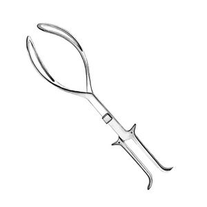 Pinzas de ginecología obstétrica KIELLAND de 40cm, instrumento de mano para ginecólogo, instrumentos quirúrgicos de base de potencia Manual de acero - Product Image 6