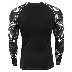 Protección personalizada de alta calidad de manga larga Mma Rash Guard Men Design Your Own Long Sleeve Rash Guard Precio razonable - Product Image 6
