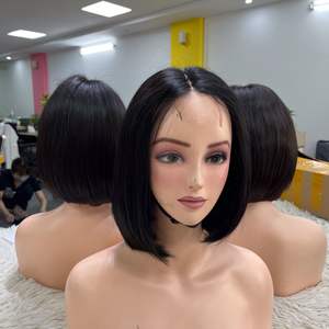 Paquete de trama de cabello humano virgen RECTO NATURAL de alta calidad, tupé de encaje HD negro crudo para mujeres negras, estilo Jerry Curl, un donante - Product Image 2