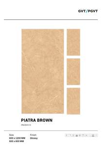 การตกแต่งวิลล่าแบบคลาสสิกสมัยใหม่ขนาด600x1200มม. สีดำมันวาวผนังภายในกระเบื้องเซรามิกพอร์ซเลน - Product Image 5