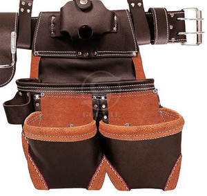 Sacs à outils en cuir de différents styles pour le travail, concevez vos propres sacs à outils en cuir, faible MOQ, fabriqués au Pakistan - Product Image 4