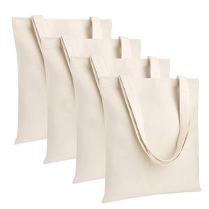 100% sacs fourre-tout en toile de coton entièrement personnalisables broderie décoration fermeture à glissière impression pour toutes les saisons-pour l'été automne - Product Image 4