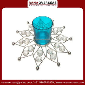 Portavelas de luz de té con diseño de cristal de calidad superior para decoraciones de boda decoraciones de jardín a precio competitivo - Product Image 2
