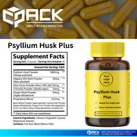 Capsules de complément alimentaire de qualité supérieure à base de psyllium, fabrication américaine, étiquetage privé disponible, 60 capsules, marque One Solution