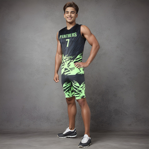 Prix ajustables, nouveau design, uniforme de football américain, maillots et shorts de football américain à 7 joueurs - Product Image 1