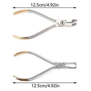 Pince à retirer les brackets orthodontiques manuelle, pince à extraire les dents antérieures et postérieures, outils dentaires certifiés CE, poignée ergonomique - Product Image 6