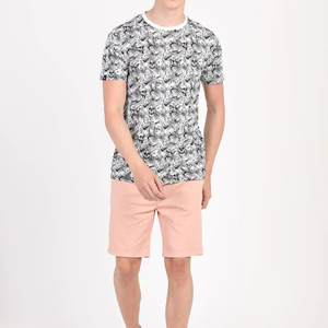 <b>Men's</b> Casual Summer Mid <b>Shorts</b> Best Selling Plain Dyed Latest Design Solid <b>Pattern</b> Breathable Nonwoven Low MOQ Private Label - Product Image 5