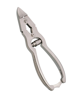 Coupe-ongles à action combinée, lames concaves, ressort cylindrique avec verrouillage, lame droite tranchante en acier inoxydable, outil de beauté pour adultes - Product Image 1