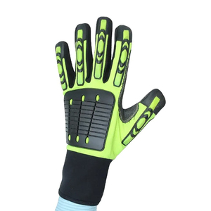 Gants de sécurité de mécanicien pour hommes de haute qualité cuir de protection respirant ignifuge haute visibilité équipement de défense personnelle - Product Image 3