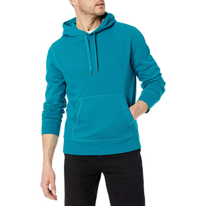 2025 nueva llegada de los hombres de invierno de calidad Premium pulóver sudaderas con capucha Casual transpirable estampado polar diseño cremallera liso teñido - Product Image 1