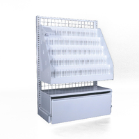 Support de présentation de cartes en métal durable et réglable pour magasins d'alimentation et de détail, solution de vente au détail