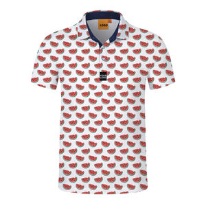 T-shirt à manches courtes col rond en tissu tissé doux de qualité supérieure pour homme - Product Image 3