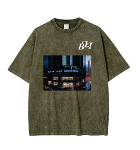 OEM Custom Logo 100% Organic Cotton Unisex Black/<b>White</b> Regular <b>Fit</b> Breathable 180g Casual Wear <b>T</b>-<b>Shirt</b> - Product Image 2