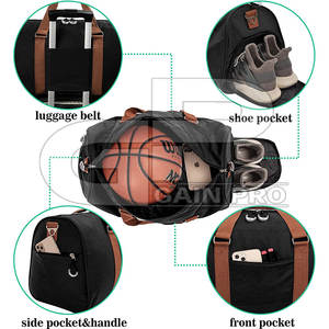 Bolsa de lona de alta calidad con nuevo estilo deportivo de diseño para gimnasio de viaje Uso Precio razonable Bolsa de lona a precio barato - Product Image 4