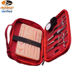 ชุดฝึกหัดเย็บแผลผ่าตัดแบบแมนนวลคุณภาพสูง แผ่นผิวหนังสำหรับฝึกเย็บ ชุดฝึกเย็บแผลในช่องปากครบชุด พร้อมอุปกรณ์สแตนเลส MOL Safety - Product Image 2