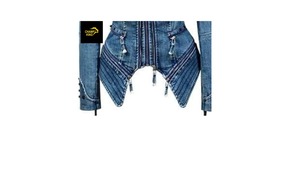 Chaqueta Larga de Mezclilla para Mujer, Estilo Chic, Holgada, Versátil, Larga hasta la Rodilla, Moderna, Esencial para Combinar, Estilo Vintage Urbano - Product Image 6