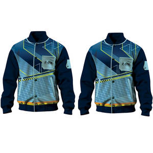 Blouson d'hiver streetwear pour homme, style Letterman, qualité supérieure, col montant, en tissu polaire respirant et écologique, faible MOQ pour la vente en ligne - Product Image 4