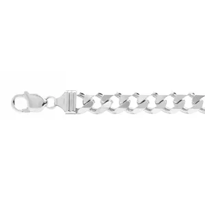 High Quality Made in Italy Diamond Cut Box Chain 300 Necklace in Silver 925 different lengths and galvanic treatments