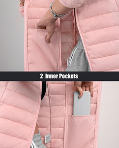 Dernière veste respirante matelassée personnalisé de style veste matelassée brillante et décontractée pour femmes manteau d'hiver à bulles court et chaud avec fermeture éclair - Product Image 4