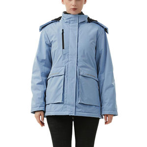 2025 logotipo personalizado ropa de trabajo al aire libre uniforme Soft Shell cremallera completa contraste Color impermeable a prueba de viento hombres Hard Shall chaqueta - Product Image 4