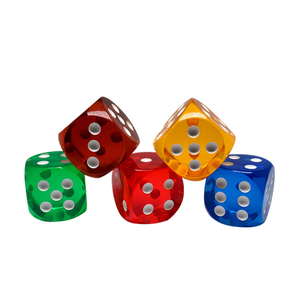 ลูกเต๋าอะคริลิครูปลูกเต๋าโปร่งแสง16มม. คุณภาพสูง - Product Image 4