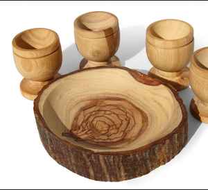 LuxeWood <b>Wine</b> Goblet Artisan Wooden <b>Glass</b> - Product Image 3