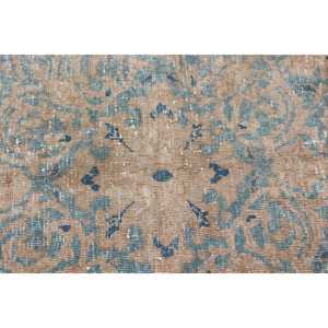 Alfombra Turca Vintage, Alfombra de 6.7x9.3 pies, Alfombra Grande Marrón con Rayas - Product Image 5