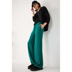 Pantalones Casuales de Mujer, Corte Recto, Viscosa/Poliéster - Product Image 3