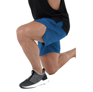 Men's Single <b>Layer</b> Drawstring Basketball Sports Shorts Summer Shuttle Solid Color Casual Sports Fitness Quick Dry Print Pattern - Product Image 3