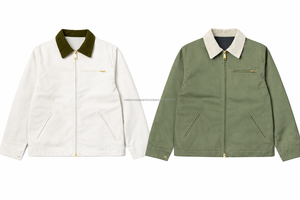 Chaqueta Acolchada de Lona de Algodón, Estilo Vintage Lavado, Formal, con Revestimiento, Unisex, Personalizable con Parches, Ropa de Trabajo, Directo de Fábrica - Product Image 5