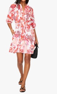 Vestido blanco y rosa suave y cómodo más vendido para uso diario informal disponible al mejor precio de la India - Product Image 4