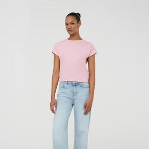 Women's New & Stylish Short Sleeve <b>Yoga</b> <b>T</b>-<b>Shirt</b> Breathable Sports Fitness Wear for Summer Sweat Absorbing - Product Image 2